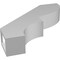Ekena Millwork 3-in. W x 16-in. D x 16-in. H Ridgewood Architectural Grade PVC Knee Brace BRCP03X16X16RID - alternate 2
